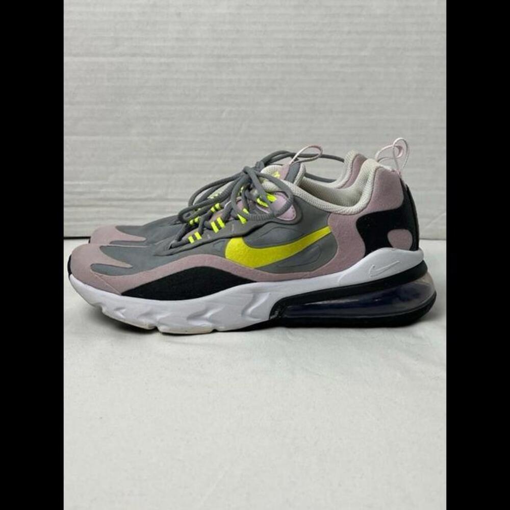 Nike Air Max 270 React‎ Lemon Venom Sz 6Y